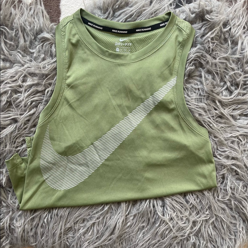 Nike DriFit Olive tank. Size XS